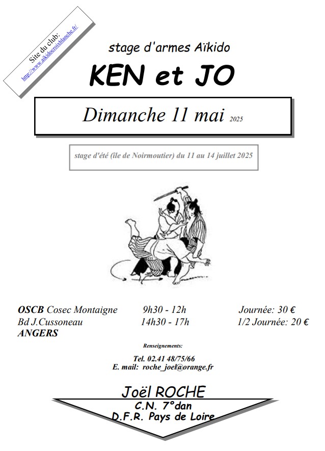 Stage d'armes Angers - Joël Roche @ OSCB Cosec Montaigne